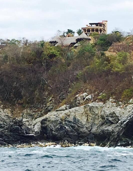 Casa Xcaanda Oceanfront With Pool Puerto Ángel Exterior foto